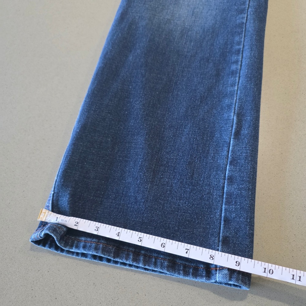 Judy Blue Womens Straight Fit Jeans Medium Wash Button Fly High Rise Denim - Picture 5 of 10